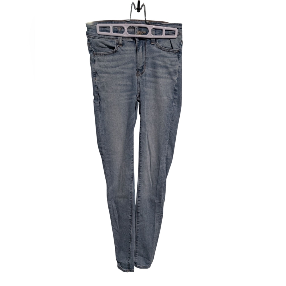 American Eagle Light‎ Wash High Rise Jegging- Size 2 Long